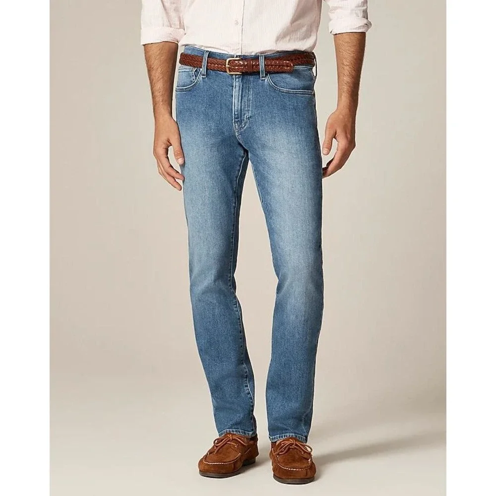 J. Crew 484 Slim Stretch Fit Jeans Mens W33 L32‎ Medium Wash Denim Pants NWT